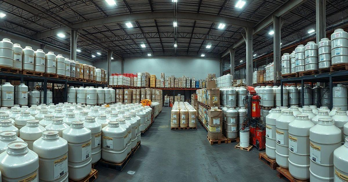 Armazenamento de Produtos Qu&iacute;micos: Guia Completo