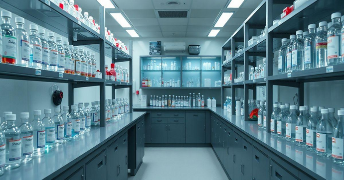 Armazenamento de Reagentes em Laborat&oacute;rio