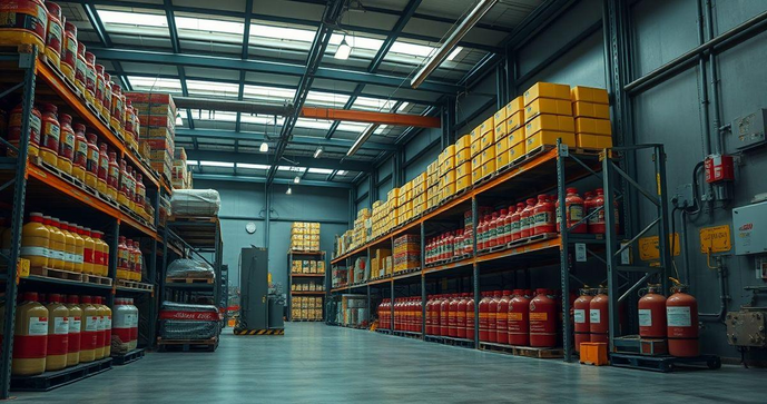 Armazenamento de produtos inflam&aacute;veis: Melhores Pr&aacute;ticas para Seguran&ccedil;a Industrial