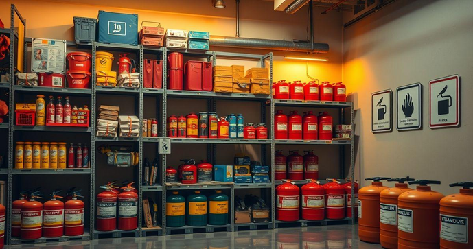 Armazenamento Seguro de Produtos Inflamáveis