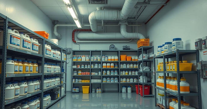 Como Garantir o Armazenamento Seguro de Produtos Qu&iacute;micos