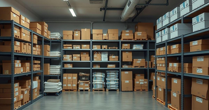 Espa&ccedil;o Dep&oacute;sito: Como Organizar e Maximizar Seu Armazenamento Eficientemente